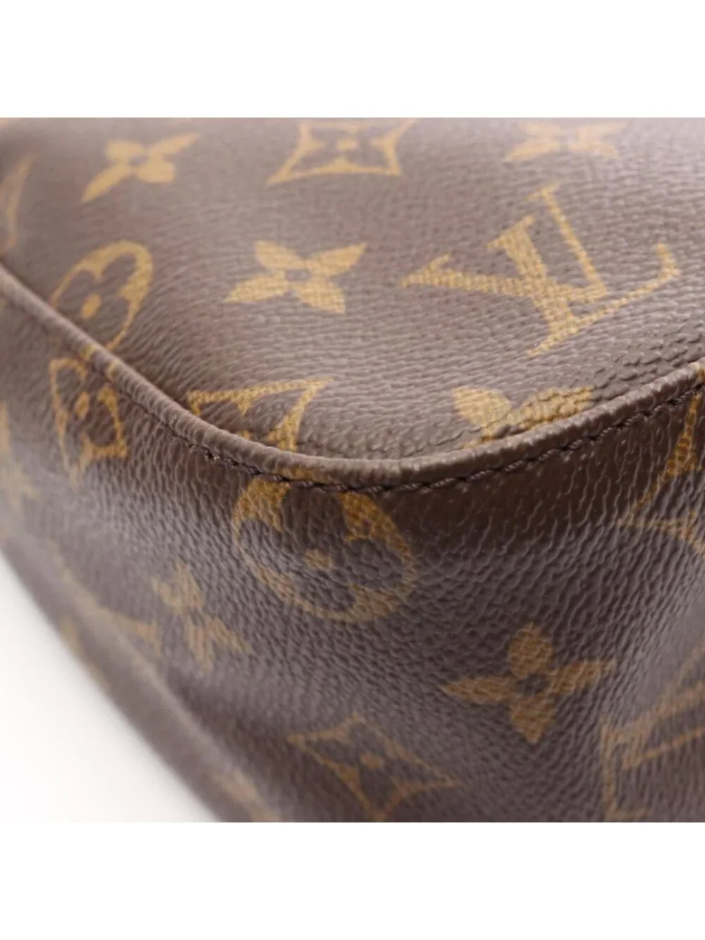 Louis Vuitton Shoulder Bag Looping MM Canvas Leather